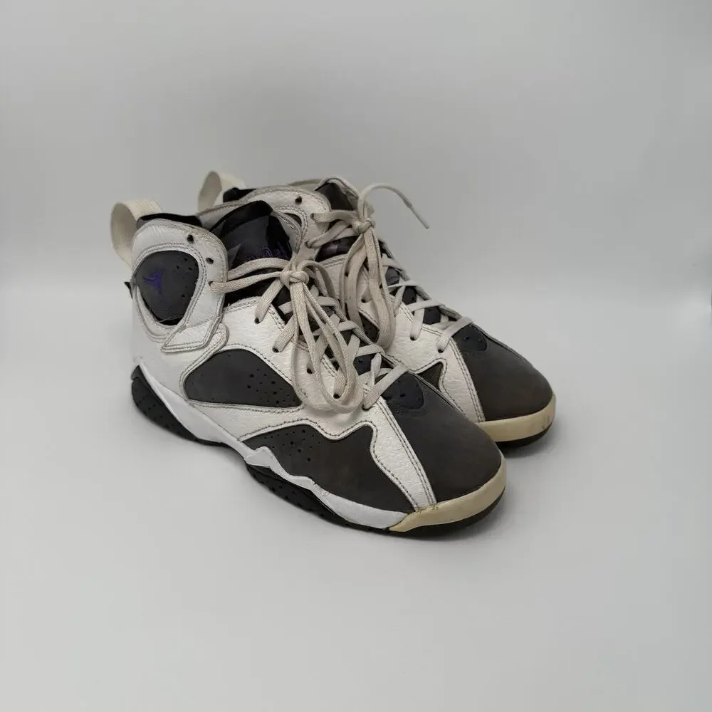Nike Air Jordan 7 Retro GS Flint Gray DJ2777-100 Kids Size 5Y